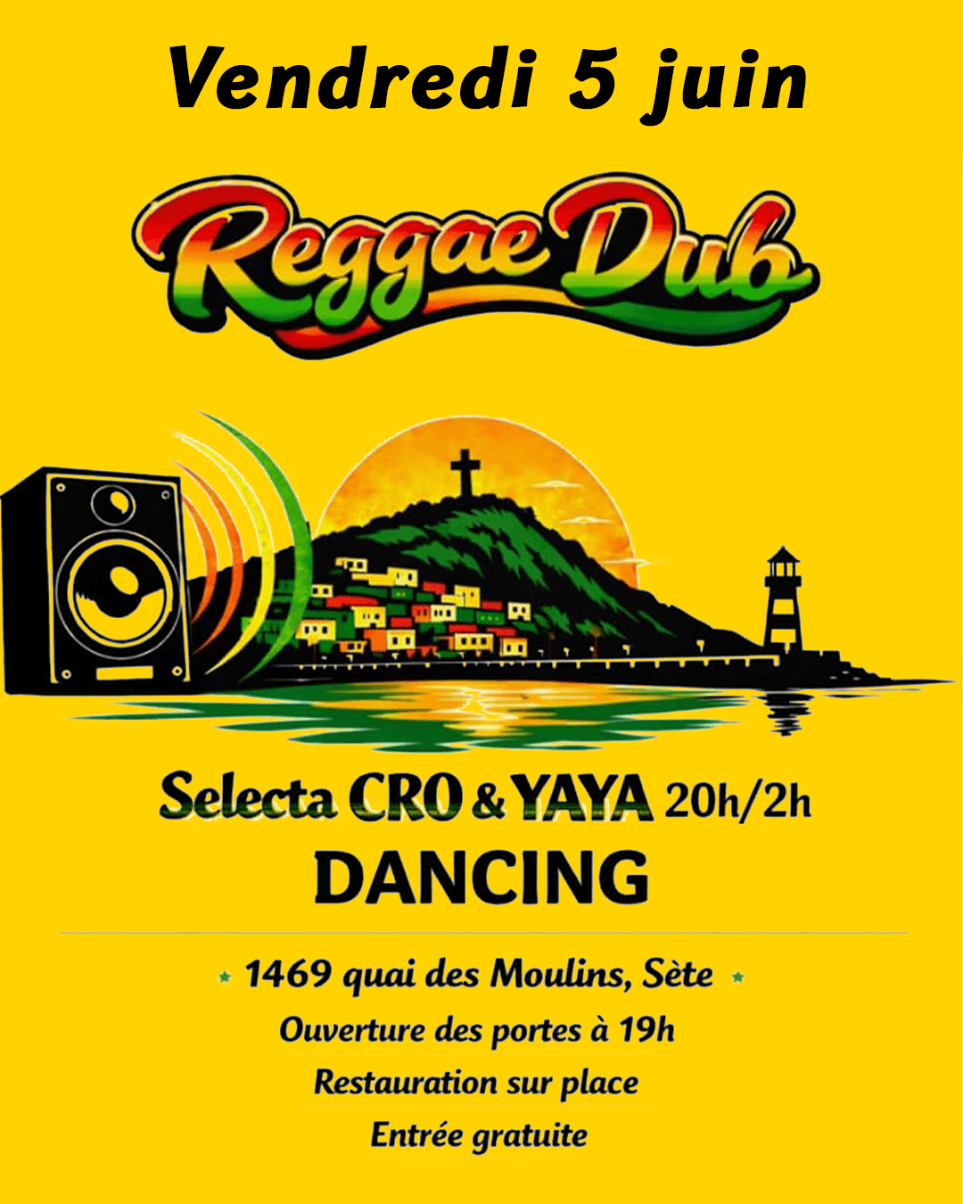 Soirée Reggae Dub au Dancing BAZR