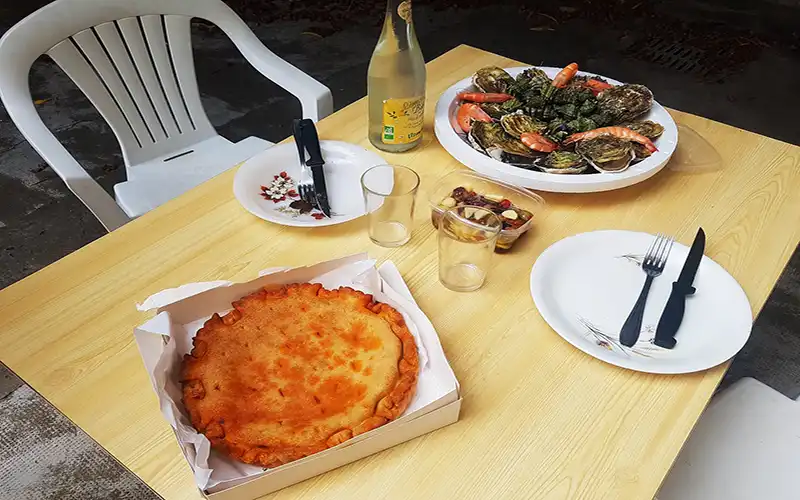 Tielle de chez Tielles et Pizzas Paradiso
